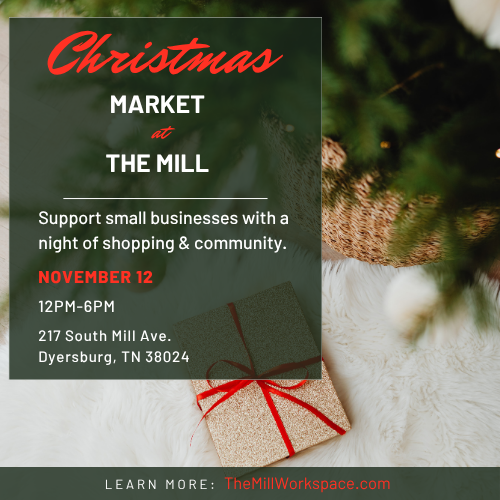 Christmas Market at The Mill Event to Feature Nearly a Dozen Vendors with Handcrafted Goods