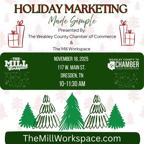 Holiday Marketing Weakley County 500 x 500 px