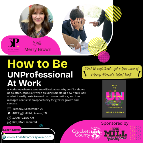The Mill, Crockett Chamber Bring Merry Brown Workshop to Alamo for Business Owners, Leaders