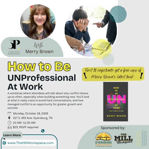 The Mill, Dyer County Chamber Partner for Leadership Workshop Hosted by Merry Brown
