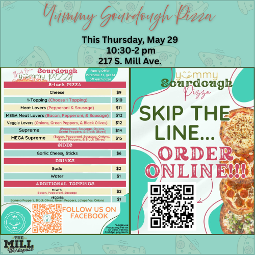 Yummy Sourdough Pizza This Thursday May 29 1030 2 pm